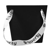 Пакет для цветов QWERTY Призма, высота 15см, чёрный 74101
