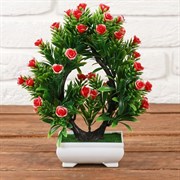 Бонсай Деревце двойное с розочками 18*24см микс 4295780
