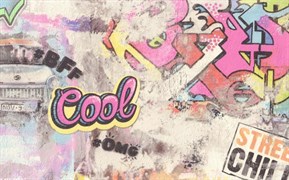 Обои EURO DECOR Street Art декор 7096-01 виниловые 1,06*10,05м (1упак-6рул)