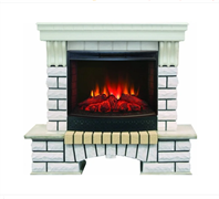 Каминокомплект REALFLAME Country (белый) Evrica 25,5