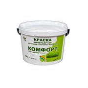 Краска РАДУГА КОМФОРТ акриловая интерьерная моющая супербелая 10л