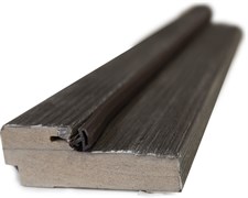 Коробка ЛЕСКОМ телескопическая 70*32*2070 с уплотнителем орех темный (стойка1-шт)