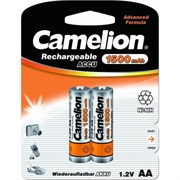 Батарейки CAMELION AA-1500mAh Ni-Mh (NH-AA1500BP2, аккумулятор,1,2В) BL-2шт (блистер) 3510