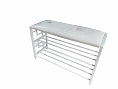 Обувница ФЕРРО ДИЗАЙН Тэко-12, 80 см, с м. эл. белый ОТ-12Б