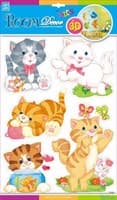 Элемент декоративный ROOM DECOR Котята объемные POA 1006