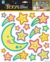 Элемент декоративный ROOM DECOR Светящийся месяц со звездами REA 4505