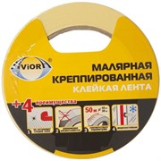 Лента малярная крепп. 38мм*50м AVIORA инд.уп. арт.304-009
