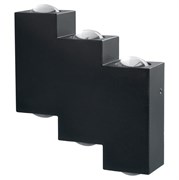 Светильник светодиодный FERON уличный DH110 6*1W 4000К чёрный 11704