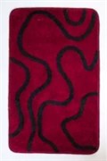 Коврик АКВАЛИНИЯ красный/зигзаг 50*80 (131)