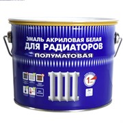 Эмаль РАДУГА-178 для металла и радиаторов полуматовая 3кг