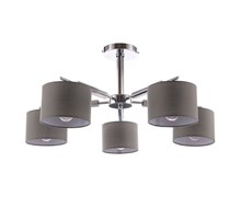 Светильник потолочный ESCADA 700/5P E27*60W Chrome/Grey