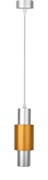 Светильник подвесной ESCADA 20037SMP/01 LED 7+3+3W 4000K серебро/золото