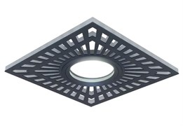 Светильник GAUSS BackLight BL126 Квадрат черный 3W Gu5.3 LED 4000K