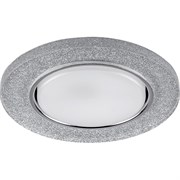 Светильник потолочный Feron встр.светод.подсв.20LED*2835 SMD 4000K 15W GX53 CD4041 сер/хр без лампы