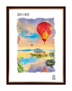 Фоторамка ЗЕБРА 30*40 пластиковая (205) капучино