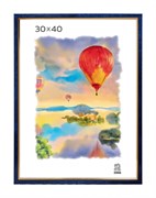 Фоторамка ЗЕБРА 30*40 пластиковая (204) синия