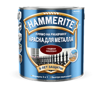 Краска HAMMER глад Вишневая 2,5л 5163756