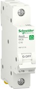 Автомат выкл-ль SCHNEIDER ELECTRIC RESI9 (AB) C 16A 1P 6000A R9F12116