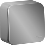 Выключатель SCHNEIDER ELECTRIC Blanca 1кл О/У изол.пл. 10А, алюминий BLNVA101013