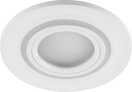 Светильник Feron потолочный встраиваемый со светодиодной подсветкой 15LED*2835 SMD 4000K, MR16 50W