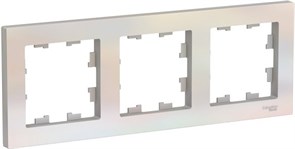 Рамка WESSEN AtlasDesign 3-п универсальная жемчуг ATN000403