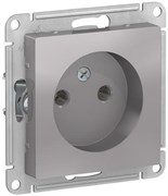 Розетка AtlasDesign без з/к , без шт, 16А, механизм АЛЮМ ATN000341