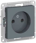 Розетка WESSEN AtlasDesign без з/к , без шт, 16А, механизм грифель ATN000741
