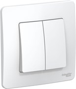 Выключатель WESSEN BLANCA BLNVS010501 2-кл С/У (cх.5), 10А, 250B, белый