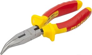 Длинногубцы MATRIX PROFESSIONAL Insulated изогнутые 160мм, двухкомпонентные рукоятки 17472