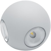 Светильник светодиодный FERON уличный DH102 4*1W, 4000К на стену, белый 06313