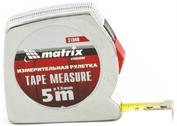 Рулетка Chrom, 5м*13мм, хромированный 31040