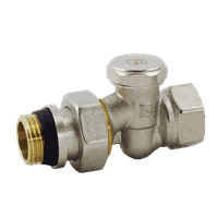 Кран FADO радиаторный NEW 1/2'' прямой нижний RN04