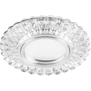 Светильник потолочный Feron встраив.светод.подсв.15LED*2835 SMD 4000K MR16 50W G5.3 бел. хром CD902