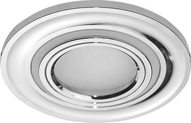 Светильник потолочный Feron встраив.светод.подсв.15LED*2835 SMD 4000K MR16 50W G5.3 хром CD600 29709