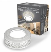 Светильник Gauss BackLight BL090 Кругл. Белый/Белый, Gu5.3, 3W, LED 3000K 1/30