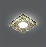Светильник Gauss BackLight BL033 Квадр. Шампань Кристал/хром, Gu5.3 Led