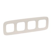 Рамка LEGRAND DIY VALENA Allure на 4 поста слоновая кость 754314
