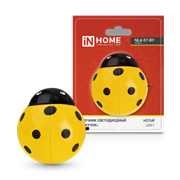 Ночник светодиодный IN HOME NLA 07-BY ЖУЧОК жёлтый с выключателем