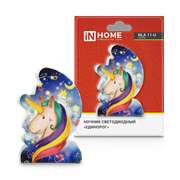 Ночник светодиодный IN HOME NLA 11-U ЕДИНОРОГ с выключателем