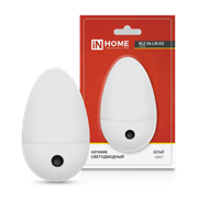 Ночник светодиодный IN HOME NLE 06-LW-DS белый с датчиком освещения