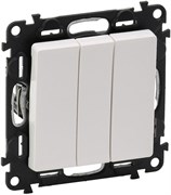 Выключатель LEGRAND DIY VALENA Life белый 3-х кл 752403