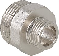 Ниппель Valtec переходной латунный нр-нр 1 1/2*1/2 VTr.580