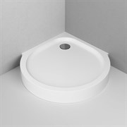 Душевой поддон AM.PM Like Round для ограждения 95*95, белый акрил W83T-333-095W