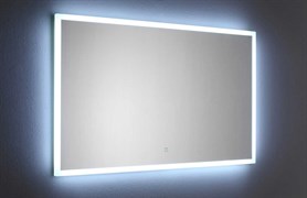 Зеркало LED VOLL сенсорный 900х700 часы