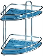 Полка 2-х ярусная угловая Tatkraft KAISER 35*25,8*33 10017
