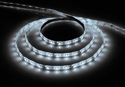 Лента Feron светодиодная 60SMD(2835)m 4,8W/m12V IP65 5m белый, на белом основании LS604 27638