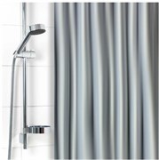 Шторы для ванной комнаты Mirage 180*180см серебреные 7070-silver