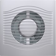 Вентилятор ЭРА осевой вытяжной с обратным клапаном D 100, декоративный SLIM 4C gray metal