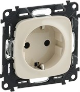 Розетка LEGRAND DIY VALENA Allure 2К+З слоновая кость 753821