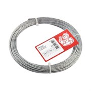 Трос СТРОЙБАТ стальной DIN 3055 2мм (белый цинк 10 м) 249400